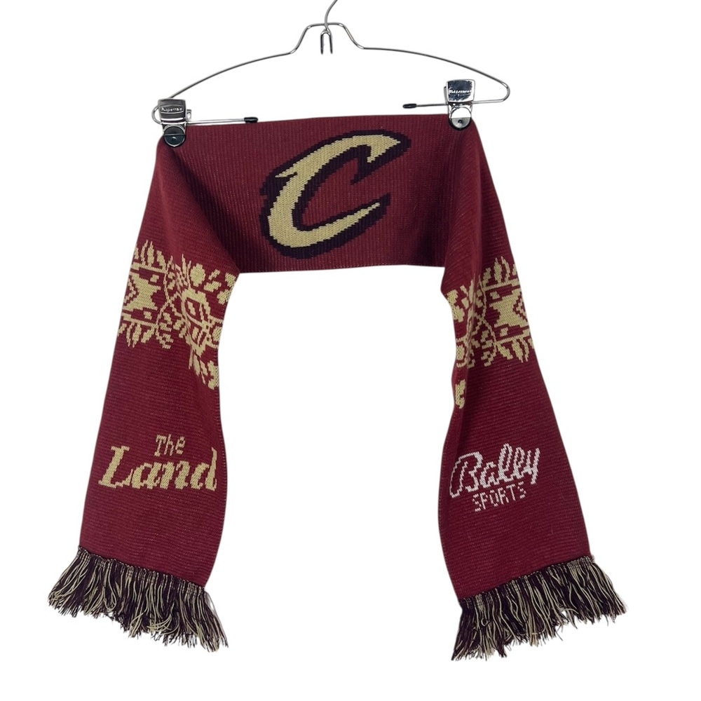 Cleveland Cavaliers Team Colors 60" Reversible Winter Knit Scarf NBA‎ basketball